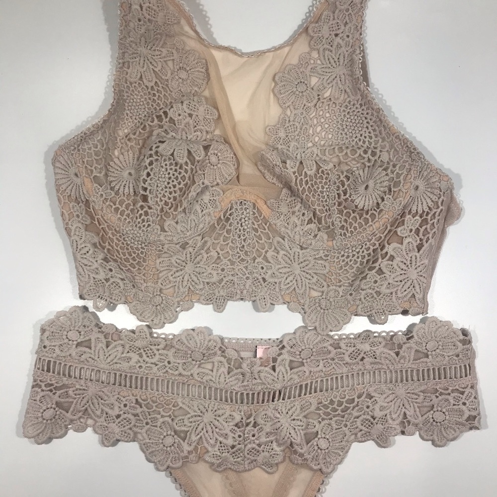 Victoria’s Secret Dream Angels Bustier Set Gray - Picture 15 of 16